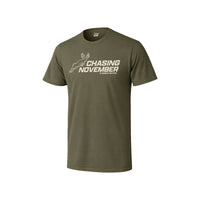 Chasing November Tee - Military Green