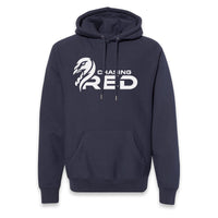 Chasing Red Logo Hood - Navy