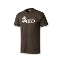 Chasing Red Logo Tee - Espresso