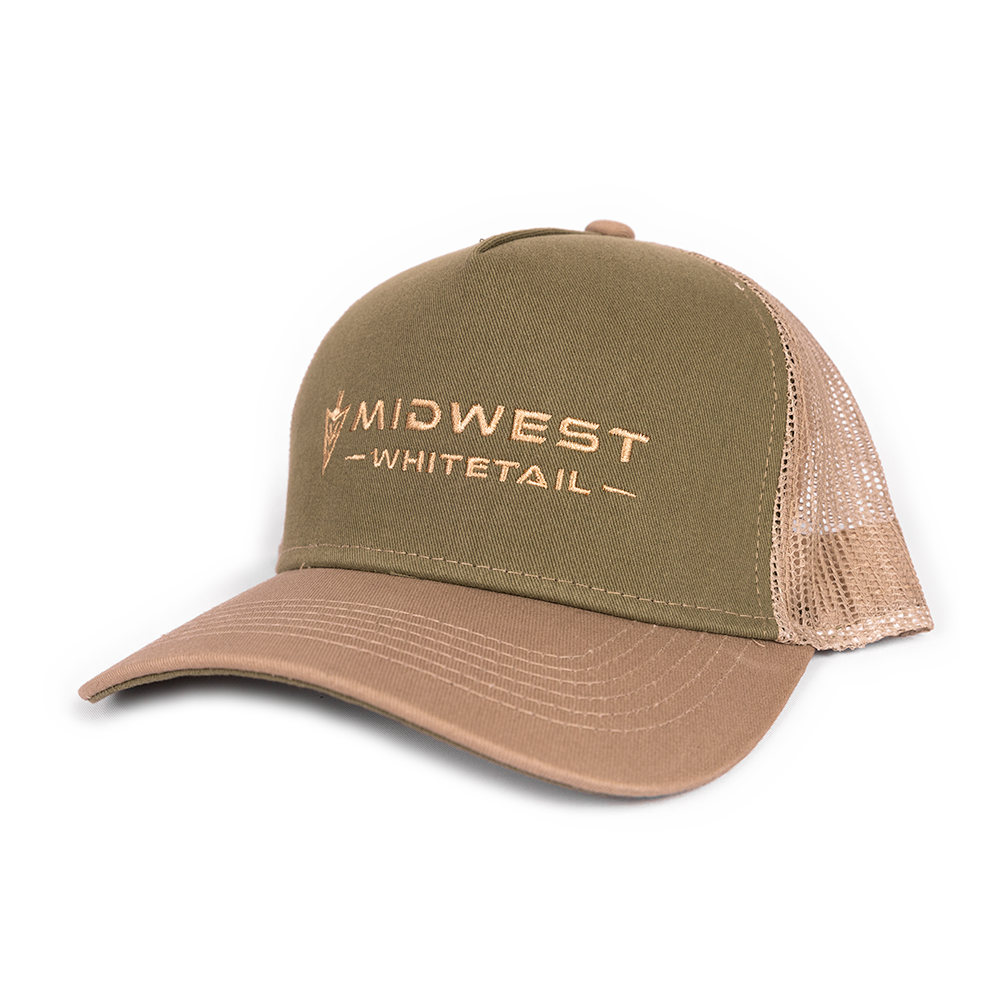 Green/TanTrucker - Midwest Whitetail Hat